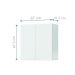 Armário Aéreo Aliex 02 Portas Branco