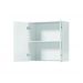 Armário Aéreo Aliex 02 Portas Branco