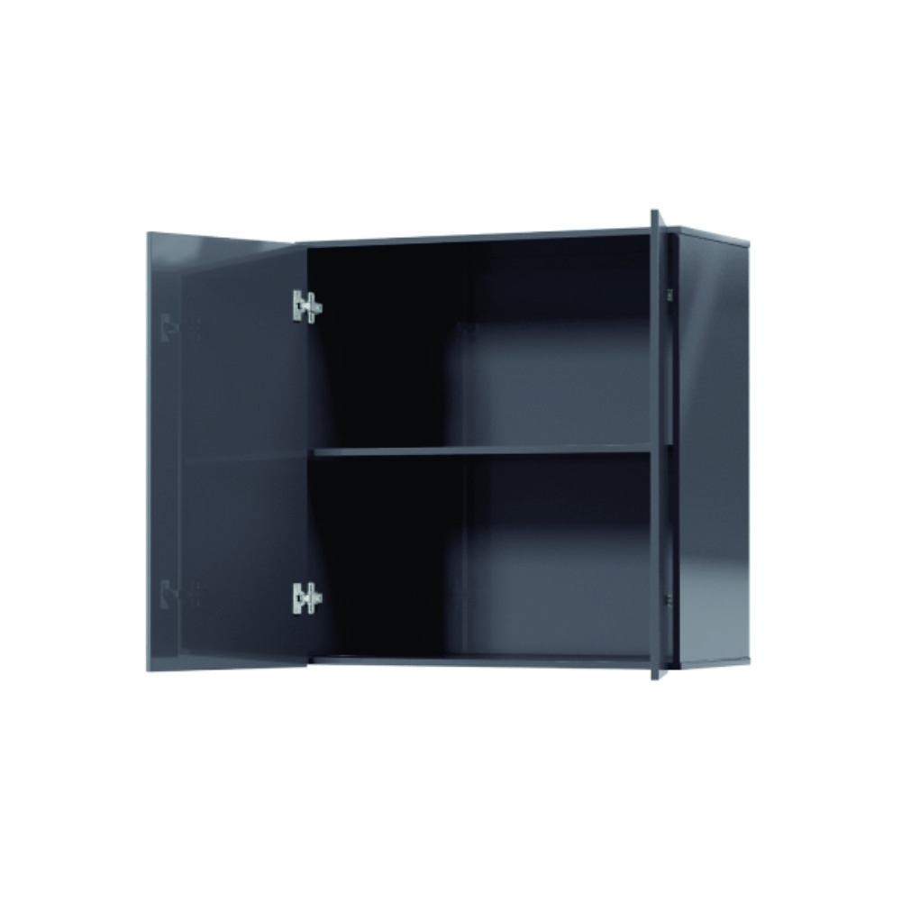 Armário Aéreo Aliex 02 Portas Cinza