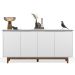 Buffet Aparador para Sala de Jantar 4 Portas Flop  Branco