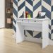 Conjunto de 2 Escrivaninhas Saturno Branco