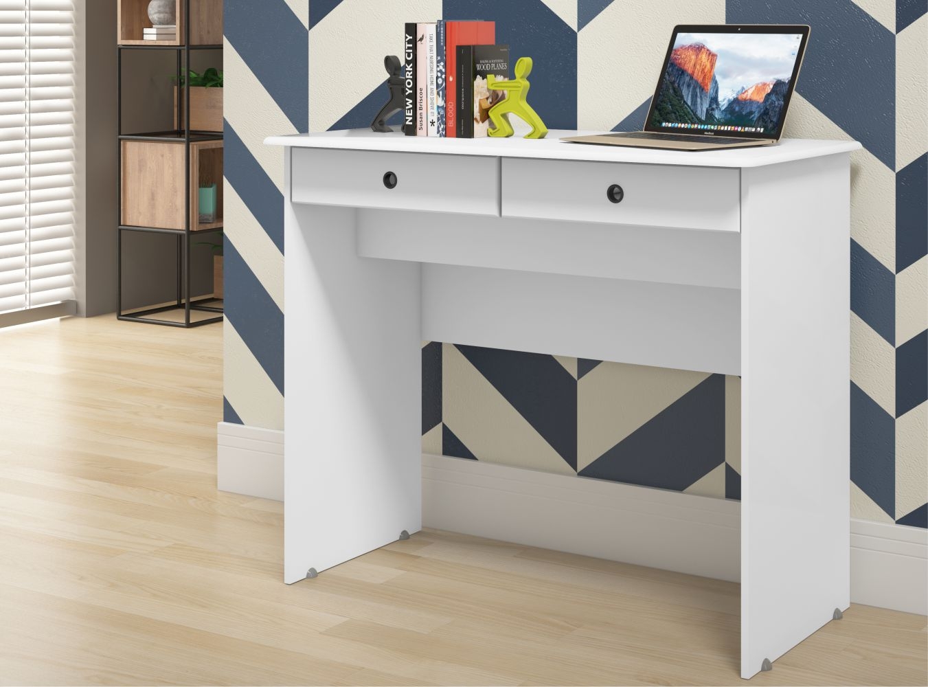 Conjunto de 2 Escrivaninhas Saturno Branco