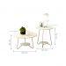 Conjunto de Mesa Centro e Lateral Back Off White