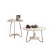 Conjunto de Mesa Centro e Lateral Back Off White