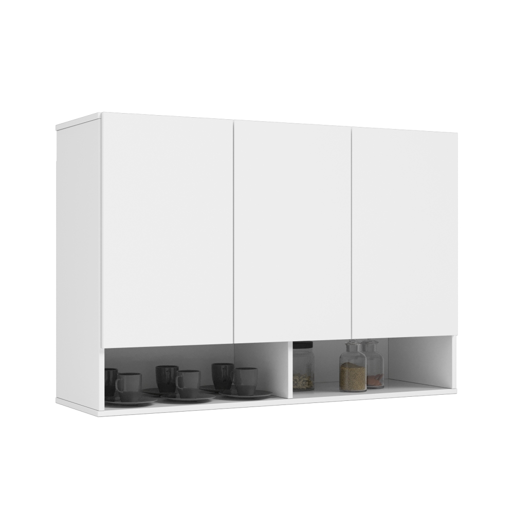 Estante Estrela 03 Portas Branco