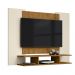 Estante Painel EJ Moderno TV 22 32 40 42 47 48 Polegadas Sala Quarto Pequeno – Off White/Freijó – RPM