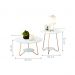 Jogo de Mesa Centro e Lateral Home Branco