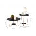 Jogo de Mesa Centro e Lateral Home Preto