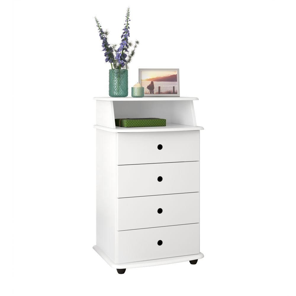 Kit de 2 Mesas de Cabeceira Lux ll Branco