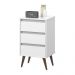 Mesa de Cabeceira Alecrim Retrô Branco