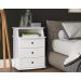 Mesa de Cabeceira Kansas Branco