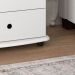 Mesa de Cabeceira Luxo II com 4 Gavetas - Branco - EJ Móveis