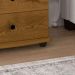Mesa de Cabeceira Luxo II com 4 Gavetas - Freijó - EJ Móveis