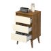 Mesa de Cabeceira Mundo Retrô Freijo Off White