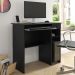 Mesinha PC Notebook Escrivaninha para Computador Gaveta Nicho Prateleira Canto Quarto Escritório Consultório – Viena - Preto - RPM