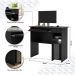 Mesinha PC Notebook Escrivaninha para Computador Gaveta Nicho Prateleira Canto Quarto Escritório Consultório – Viena - Preto - RPM