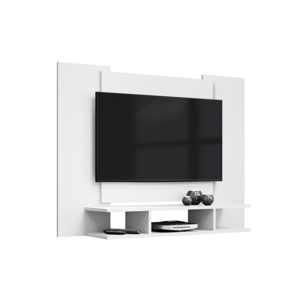 Painel para TV Ebano Branco