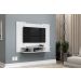 Painel para TV Ebano Branco