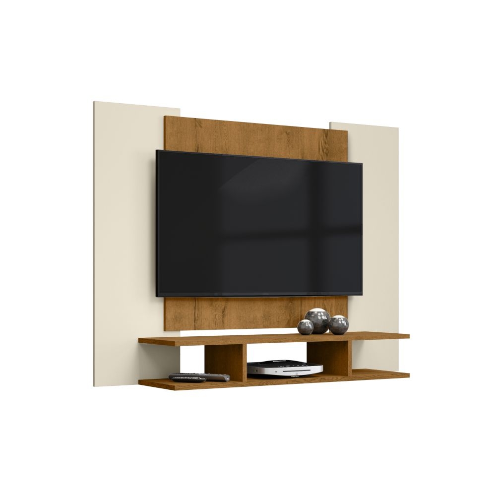 Painel para TV Orlando Off White Freijo