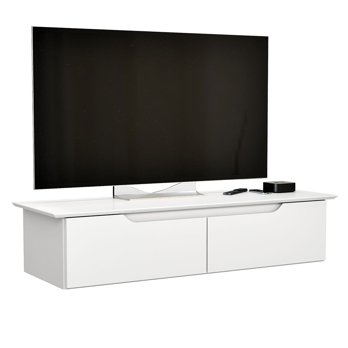 Rack Aparador Suspenso Flex com 2 Portas Flop Branco