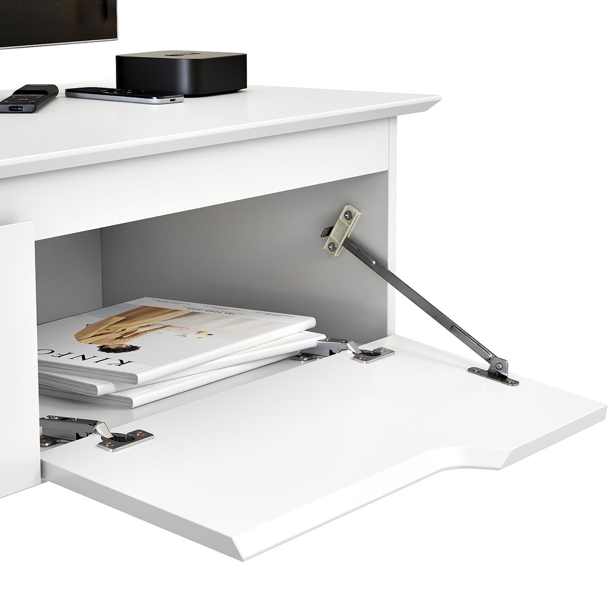 Rack Aparador Suspenso Flex com 2 Portas Flop Branco