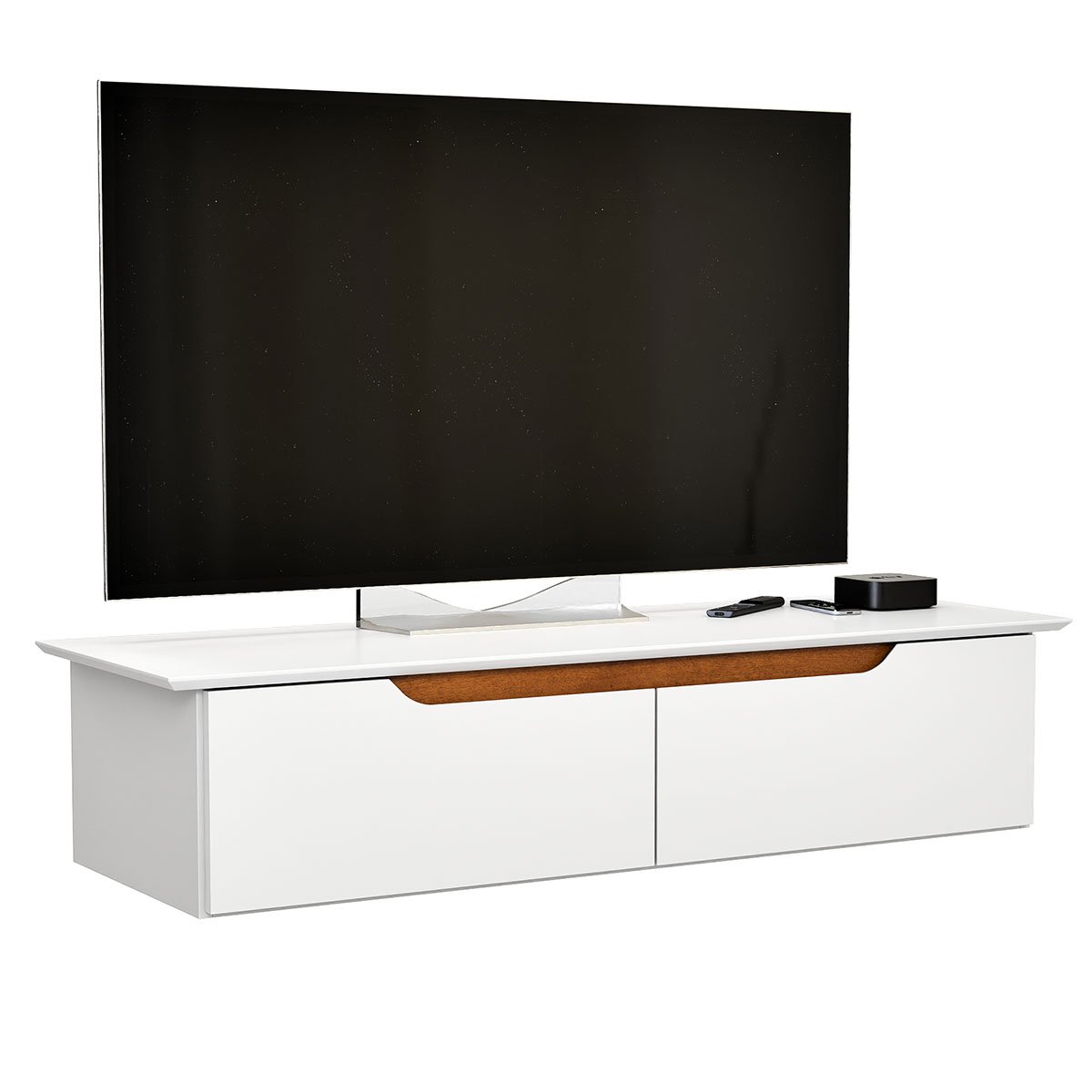 Rack Aparador Suspenso Flex com 2 Portas Flop Branco