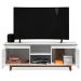 Rack para Sala Bancada de TV 55 Pol 139cm Flow Branco - EJ Móveis