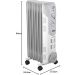 Aquecedor Elétrico a Óleo EOS Comfort Heat 1500W 110V