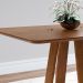 Mesa de Jantar Retangular com Tampo Laminado Madeira Frame Nogueira 120cm