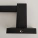 Porta Toalha De Rosto Para Parede Toalheiro Para Banheiro Lavabo Quadrado Black Matte