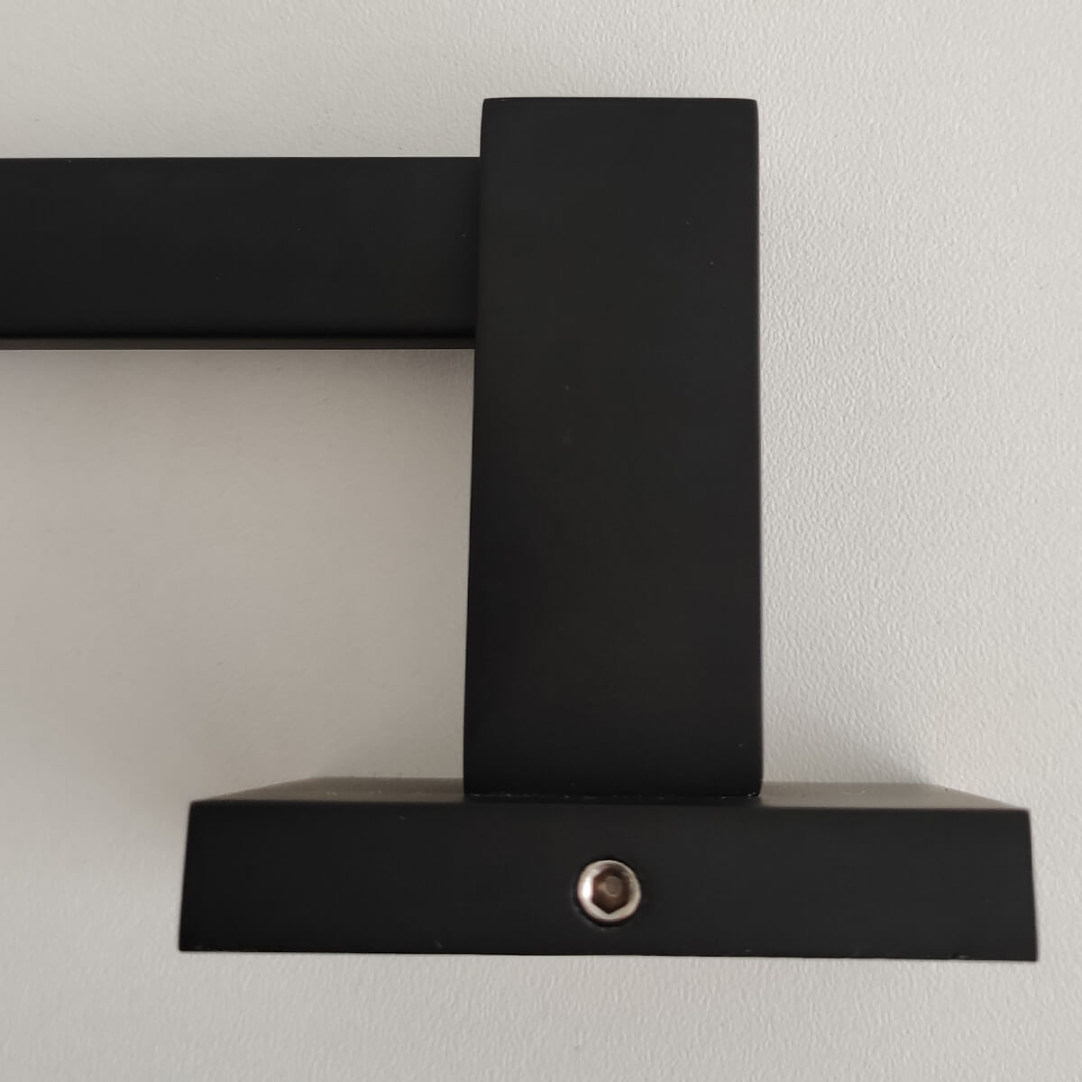 Porta Toalha De Rosto Para Parede Toalheiro Para Banheiro Lavabo Quadrado Black Matte