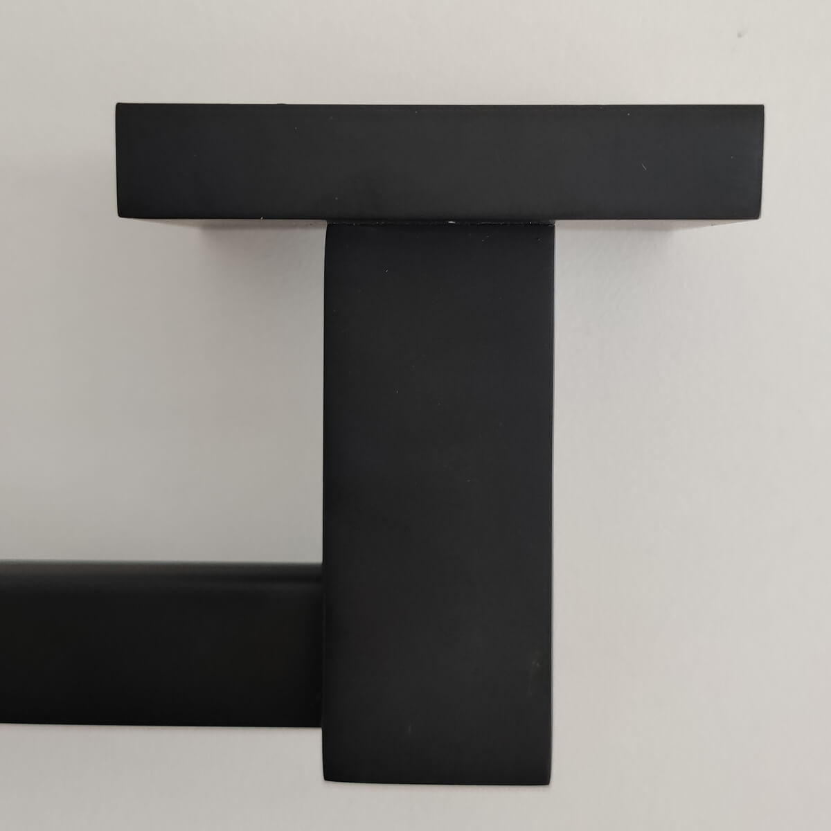 Porta Toalha De Rosto Para Parede Toalheiro Para Banheiro Lavabo Quadrado Black Matte