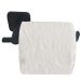 Suporte Porta Papel Higiênico De Parede Quadrado Para Banheiro Preto