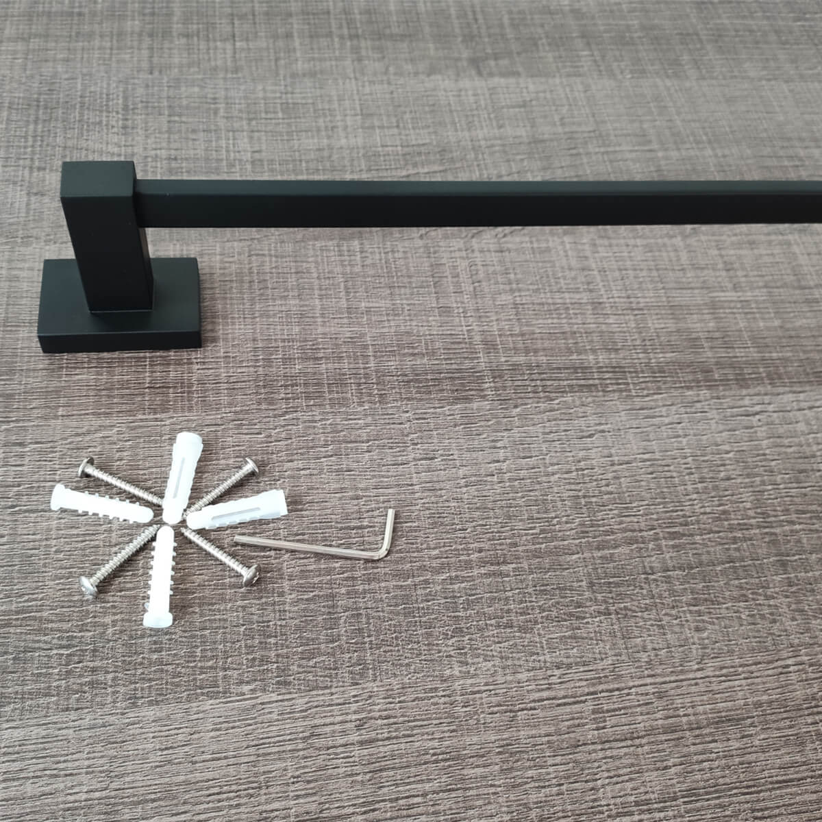 Suporte Porta Toalha Para Banho Toalheiro De Parede Para Banheiro Preto