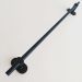 Suporte Toalha Banheiro Toalheiro De Parede 59cm Oval Preto