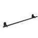 Suporte Toalha Banheiro Toalheiro De Parede 59cm Oval Preto
