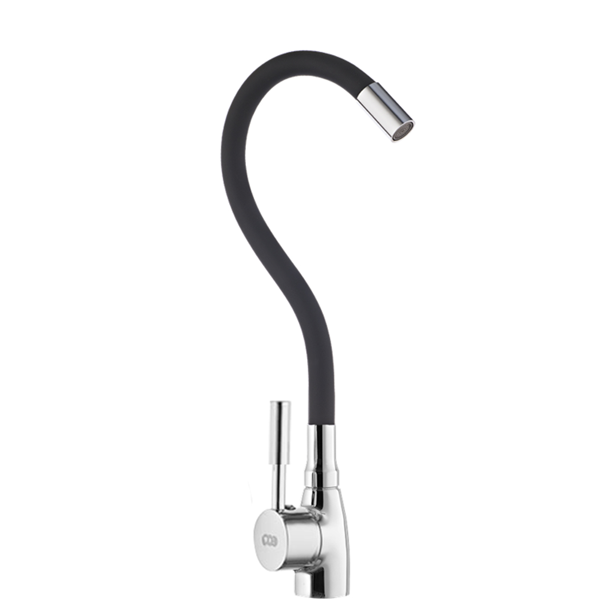 Torneira Gourmet Flexível De Balcão Monocomando Cozinha Bica Preta