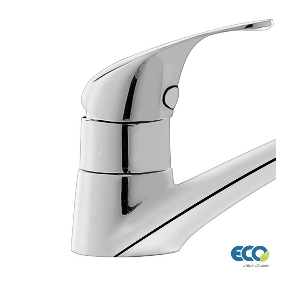 Torneira de Mesa para Banheiro Água Fria com Alavanca Cromado Eco
