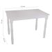 Mesa de Jantar Retangular Dalas Branco 110 cm