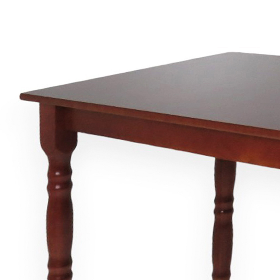 Mesa de Jantar Retangular Dalas Imbuia 110 cm