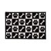 Capacho Antiderrapante Clean 29 Preto-Branco 0,45X0,75M