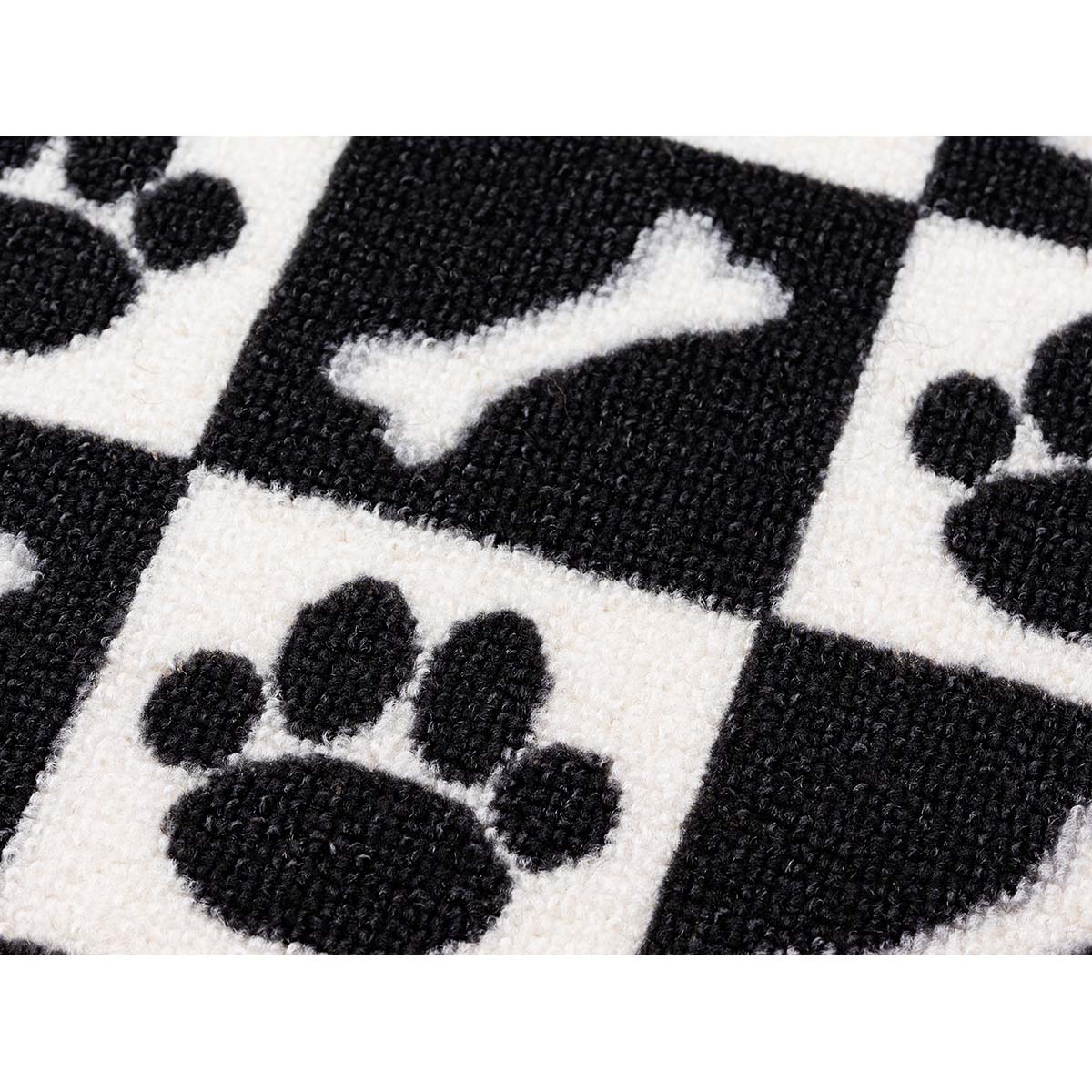 Capacho Antiderrapante Clean 29 Preto-Branco 0,45X0,75M