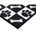 Capacho Antiderrapante Clean 29 Preto-Branco 0,45X0,75M