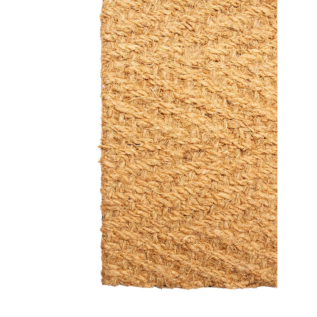 Capacho Fibra de Coco Bahia 01 Bege  0,45X0,75M