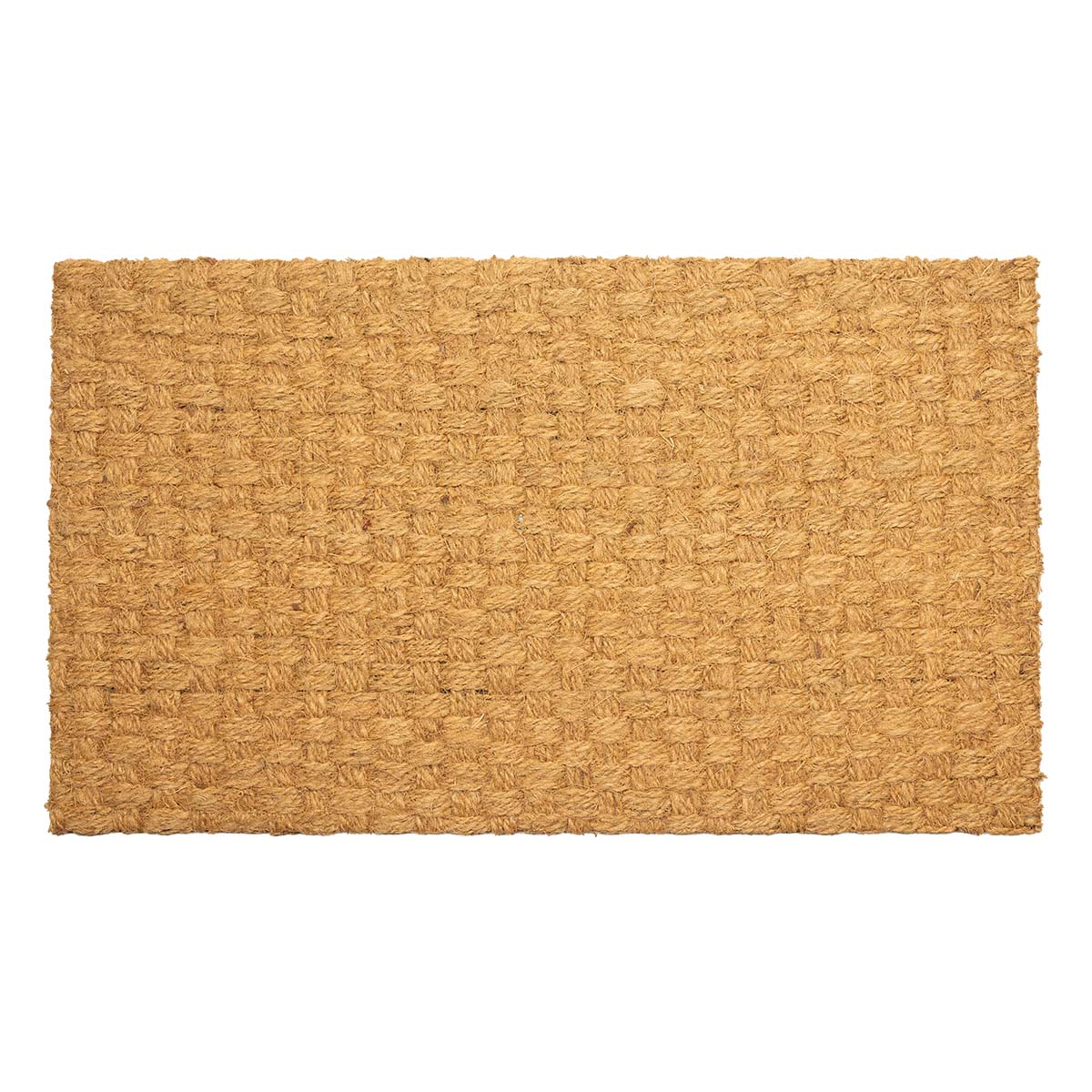 Capacho Fibra de Coco Bahia 02 Bege  0,45X0,75M