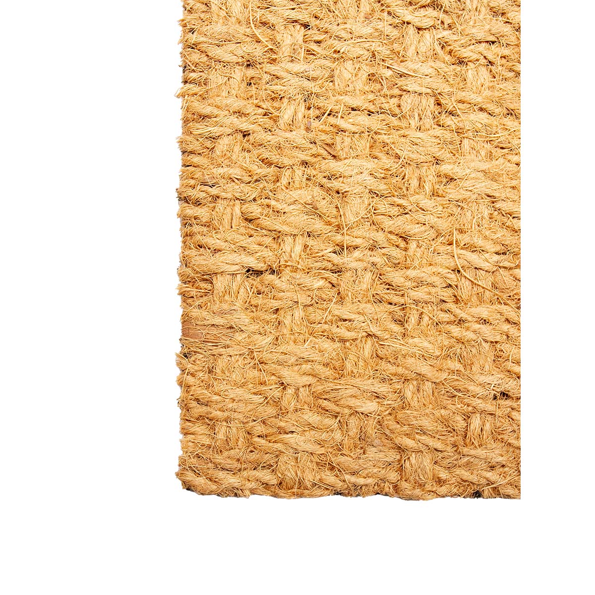 Capacho Fibra de Coco Bahia 02 Bege  0,45X0,75M