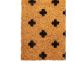 Capacho Fibra de Coco Estampado 25 Bege-Preto 0,33X0,60M