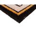 Capacho Fibra de Coco Estampado 31 Bege-Preto 0,33X0,60M