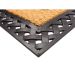 Capacho Fibra de Coco Prime 21 Bege-Preto 0,45X0,75M