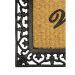 Capacho Fibra de Coco Prime 22 Bege-Preto 0,45X0,75M